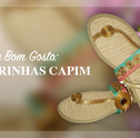 Conforto e Bom Gosto: Presenteie com Sandálias Rasteirinhas Capim