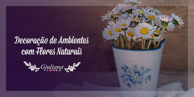 Decoração com Flores Naturais – Decore sua Casa