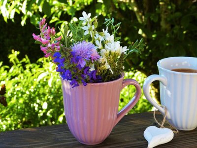 Decore sua Casa com Flores na Caneca